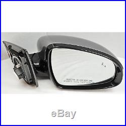 Factory Side View Door Mirror Blind Spot RH Right Gray For Kia Sportage