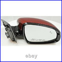 Factory Side View Door Mirror Passenger Blind Spot LH Red For Kia Sportage