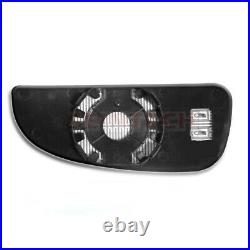 Fiat Ducato Heated Lower Bottom Blind Spot Wide Wing Mirror Small Glass Right OS