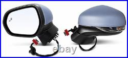 Fit Ford Fiesta MK8 2017-2024 Left Wing Mirror Electric Heated Power Fold Primed