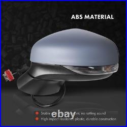 Fit Ford Fiesta MK8 2017-2024 Left Wing Mirror Electric Heated Power Fold Primed Fit Ford Fiesta MK8 2017-2024 Left Wing Mirror Electric Heated Power Fold Primed