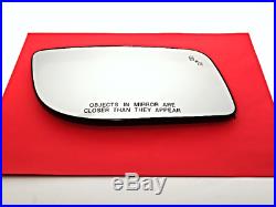 Fits 10-16 Lincoln MKS Right Mirror Glass Heated withBlind Spot Detection & Holder