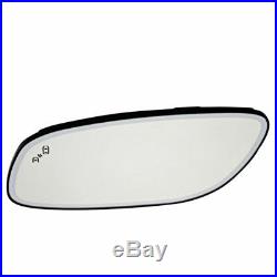 Fits 10-19 Taurus Left Driver Mirror Glass Heated withBlind Spot Detect & Holder O