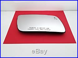 Fits 13-17 Ford Flex Right Pass Heated Mirror Glass with Blind Spot with Rear Holder