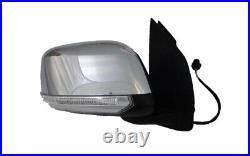 Fits NISSAN NAVARA Door Mirror Electric/Heated/Chrome With Indicator Right Hand
