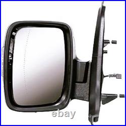 Fits Nissan Primastar, Renault Trafic 2022+ Wing Mirror Unit Electric, Black LHS