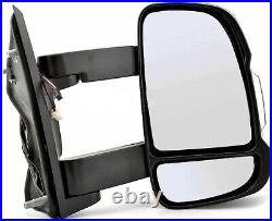 Fits PEUGEOT BOXER 2006-2024 UK Pair Electric Mirror Long Arm Temp Senser 23.5cm