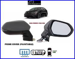 Fits Toyota Corolla 2019-2025 Right Side Electric Heated Wing Door Mirror Unit
