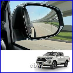Fits Toyota Hilux Revo Prerunner 2021 22 Blind Spot Side Mirror Lens