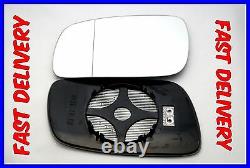 Fits VW PHAETON 2002-2007 WING MIRROR GLASS WIDE ANGLE HEATED LEFT