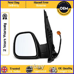 Fits Vauxhall Vivaro 2020-2025 Left Side Electric Door Wing Mirror Unit Black