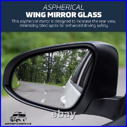 Fits Vauxhall Vivaro 2020-2025 Left Side Electric Door Wing Mirror Unit Black