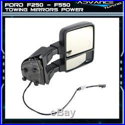 For 03-07 F250 Side View Towing Mirror Power Heated Turn Signal Light Arrow Lamp