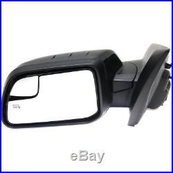 For 2011 2014 Ford Edge LH Driver Side Left Mirror Power/Heated Wo/ Blind Spot