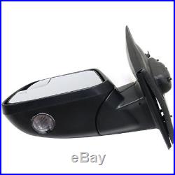 For 2011 2014 Ford Edge LH Driver Side Left Mirror Power/Heated Wo/ Blind Spot
