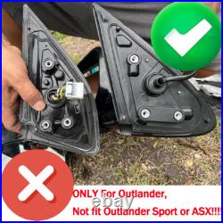 For 2013-2020 Mitsubishi Outlander MK3 GF 9-Pins Door Wing Mirror Heated Right