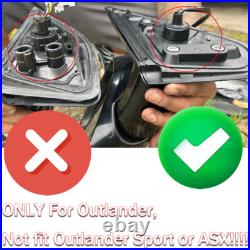 For 2013-2020 Mitsubishi Outlander MK3 GF 9-Pins Door Wing Mirror Heated Right For 2013-2020 Mitsubishi Outlander MK3 GF 9-Pins Door Wing Mirror Heated Right