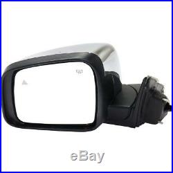 For 2014 2017 Jeep Grand Cherokee LH Driver Side Left Mirror Power With Blind Spot