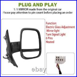 For 20+ Maxus Deliver 9 O/S Right Side Wing Mirror Electric Heated With Blind Spot