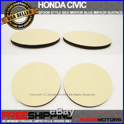 For 96-00 Civic 2Dr 3Dr SPOON Style Blind Spot Side View Mirrors ABS Manual