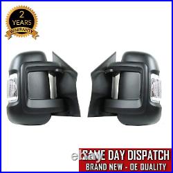For Fiat Ducato, 2006-on, Short Arm, Heated, Electric Full Door Mirror, 1 Pair