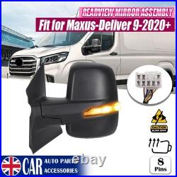 For Maxus Deliver 9 2020+ Left Side Door Mirror Electric Heated With Blind Spot UK