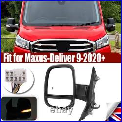 For Maxus Deliver 9 2020+ Left Side Door Mirror Electric Heated With Blind Spot UK