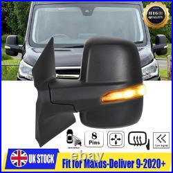 For Maxus Deliver 9 2020-ON Left Side Electric Wing Mirror Heated With Blind Spot