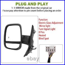 For Maxus Deliver 9 2020-ON Left Side Electric Wing Mirror Heated With Blind Spot