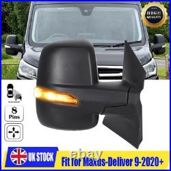 For Maxus Deliver 9 Right Driver Wing Mirror Electric Heated With Blind Spot 2020+