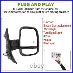 For Maxus Deliver 9 Right Driver Wing Mirror Electric Heated With Blind Spot 2020+