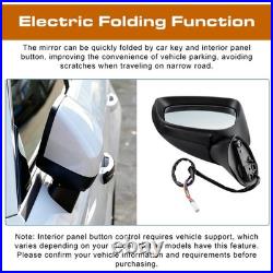 For Mazda CX5 2015-17 Door Wing Mirror Power Fold Heated Turn Signal Left/Right