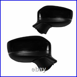 For Mazda CX5 2017-2022 Black Door Wing Mirror Heated Electric 9Wires Left Right