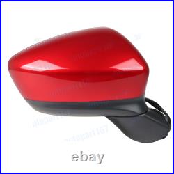 For Mazda CX-5 2012-2014 Door Wing Mirror Blind Spot Monitoring 9Wires Red RIGHT