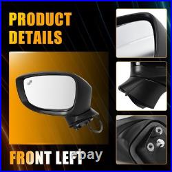 For Mazda CX-5 2017-2022 Black Door Wing Mirror Heated Electric 9Wires Left 2x