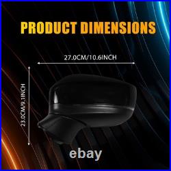 For Mazda CX-5 2017-2022 Black Door Wing Mirror Heated Electric 9Wires Left 2x