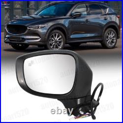 For Mazda CX-5 2017-2022 Black Door Wing Mirror Heated Electric 9Wires Left UK