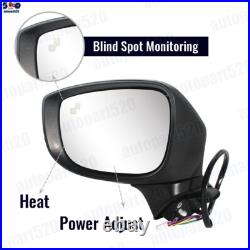 For Mazda CX-5 2017-2022 Black Door Wing Mirror Heated Electric 9Wires Left UK