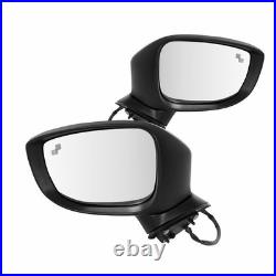 For Mazda CX-5 2017-2022 Pair Black Door Wing Mirror Heated Electric 9Wires UK