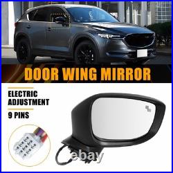 For Mazda CX-5 CX5 17-2022 Right Door Wing Mirror Power Fold Heated Turn Signal