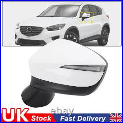 For Mazda CX-5 CX5 2015-2017 Left Door Wing Mirror Power Fold Heated Turn Signal