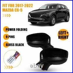 For Mazda Cx-5 2015-2017 Left Or Right Side Electric Door Wing Mirror Unit Set