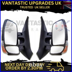 For Renault Master Mk3 2010-19 Black Door / Wing Heated Electric Mirrors 1x Pair