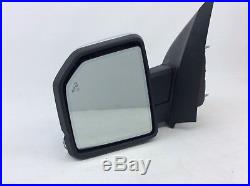 Ford F-150 Driver Side Chrome Side View Mirror Camera Puddle Lamp Blind Spot OEM
