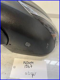 Ford Fiesta 17-21 N/S Electric Wing Mirror / Power Fold / Blind Spot -Grey QH