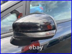 Ford Fiesta Mk8 2019 N/s Passenger Wing Mirror Power Fold Blind Spot Black Ad