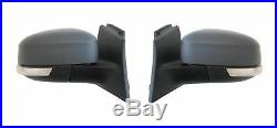 Ford Focus 2011- Door Mirror Electric Blind Spot P/Fold Pair Left & Right