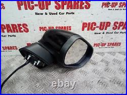 Ford Puma 18-22 O/S Drivers Black Electric Heated Blind Spot Door Wing Mirror