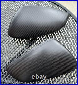 Genuine Audi A/s/rs3 Matt Carbon Mirror Caps 2020/23 8y Lane Change Assistant