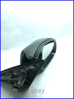 Genuine Bmw X5 G05 X5m Carbon Wing Mirrors Full Camera Blind Zone Rhd Set Of 2